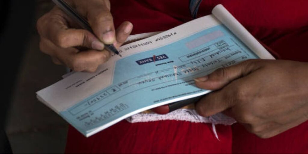 How to fill cheque